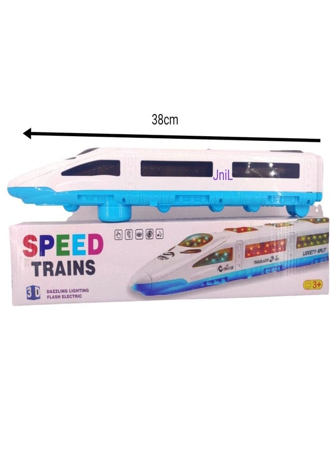 JNiL Speed Bullet Train Toy - 3D Lighting and Musical Fun Sounds | Toy for Kids Birthday Gift (Pack of 1) - Image 2